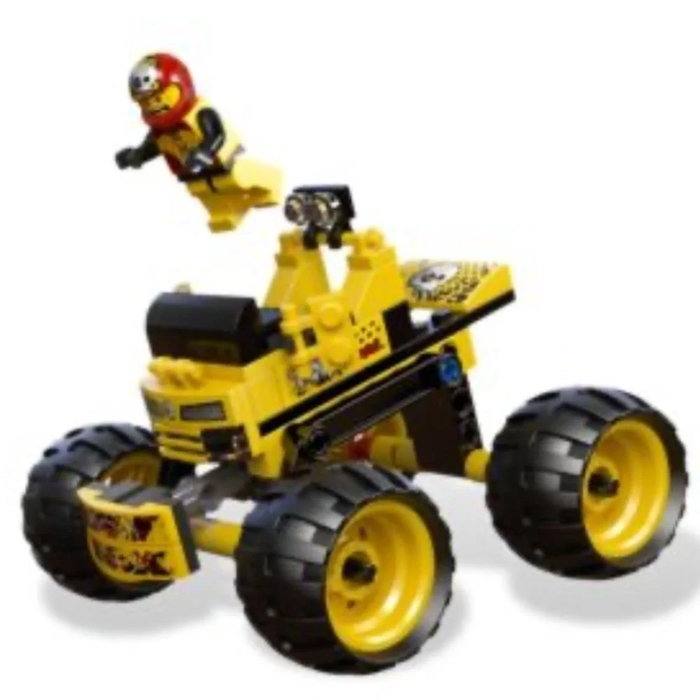 Lego racers bone cruncher set 9093 new in sealed package 87 pieces retired